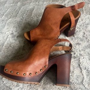 Korks Peep toe heels